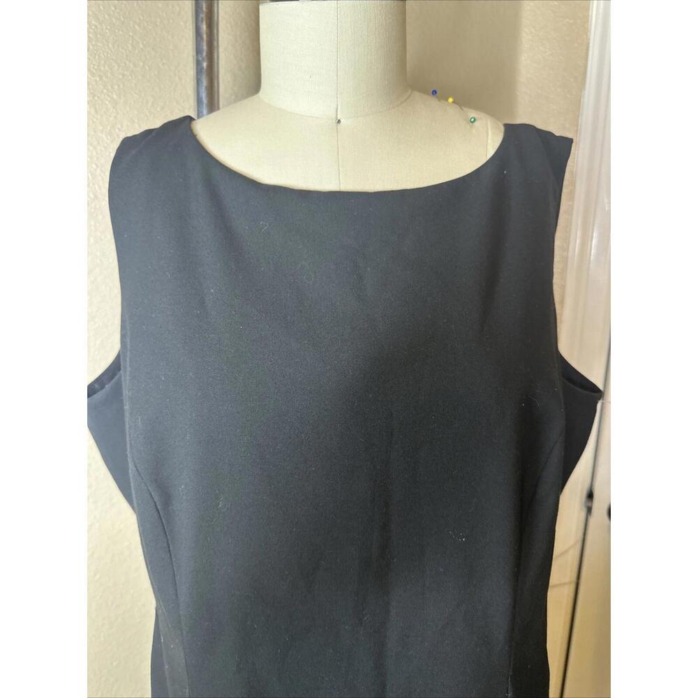 Tahari   Classic Career Black  Dress‎ size 16 - Picture 4 of 8